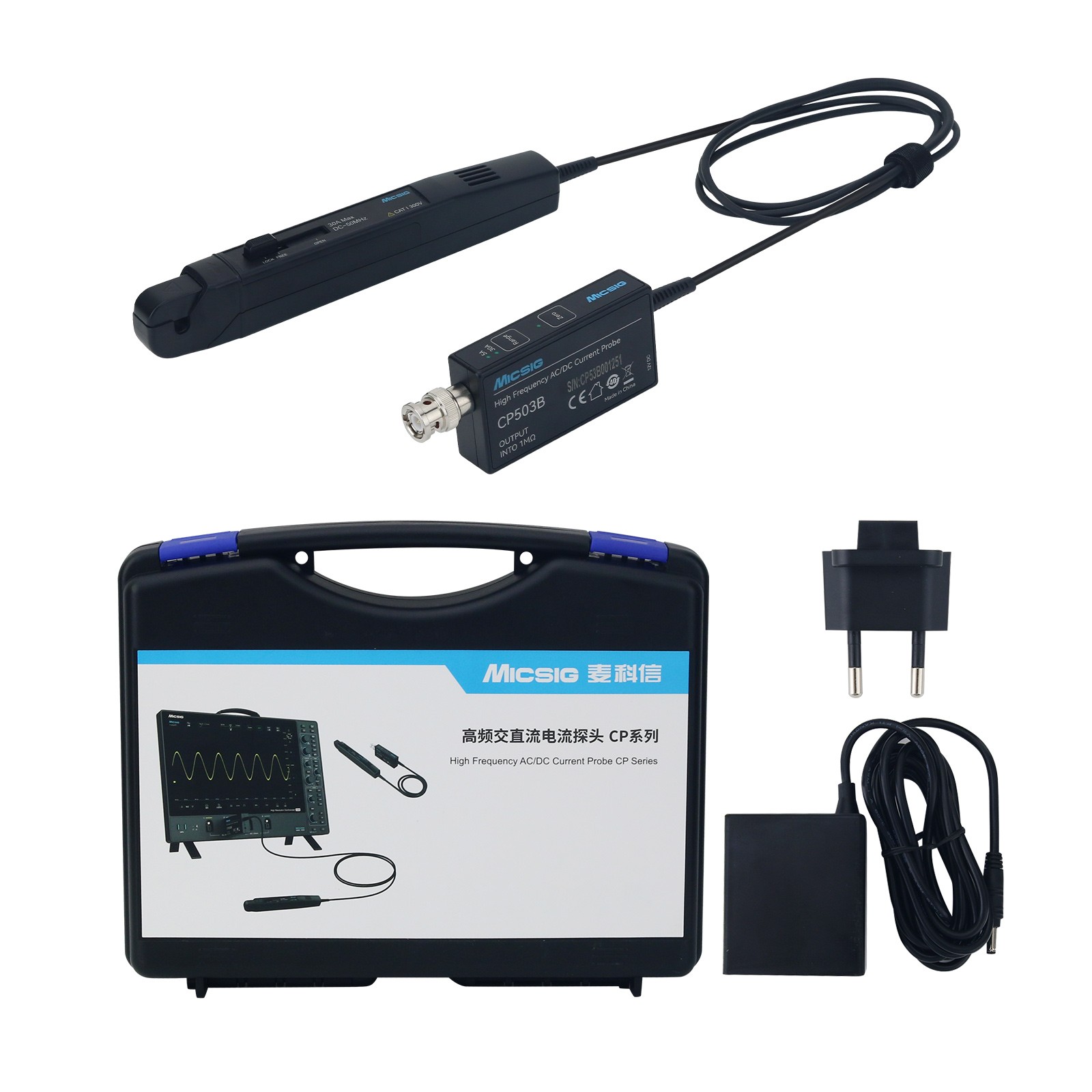 Current Probe Ac Dc 50Mhz Oscilloscope - Micsig CP503B 50 MHz 5 A/30