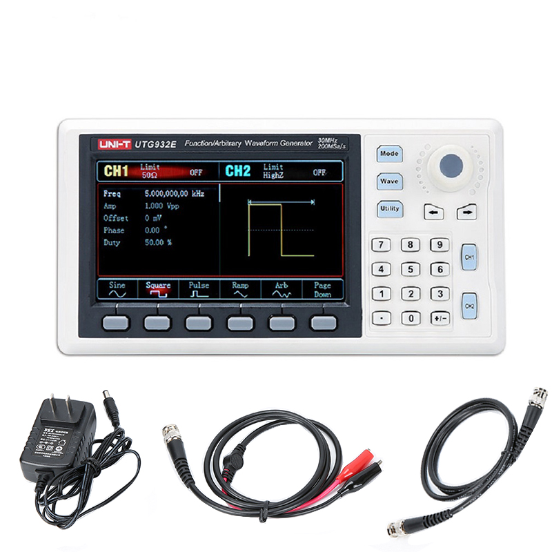 Dual Channel Arbitrary Waveform Function Generator 60Mhz - UTG962E Funktion Arbiträrer Wellenformgenerator Signalquelle Zweikanal