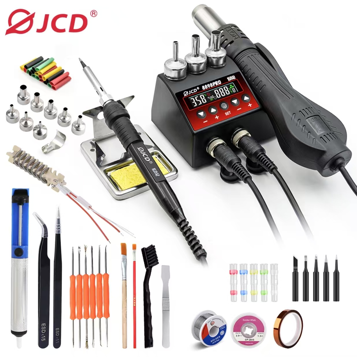 Smd Rework Station Hot Air Soldering 2 In 1 - 750 W SMD Rework Lötstation 2