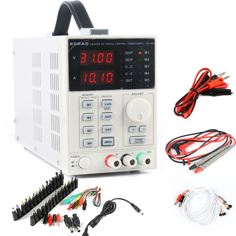 Programmable Linear Dc Power Supply 30V 10A - KORAD KA3010D Programmierbares Präzisions-Netzteil, variabel einstellbar,