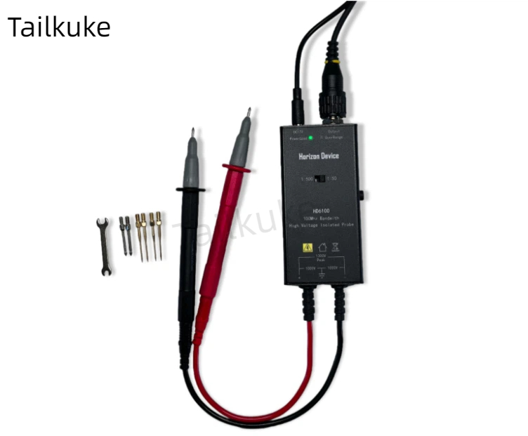 High Voltage Differential Probe 100Mhz 1300V - Aktive Sonde, Hochspannungs-Isolation, Differentialsonde, 100 MHz