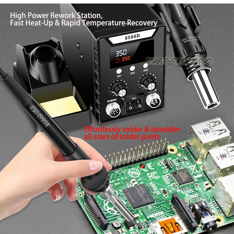 2-in-1 Heißluft-Reworkstation  – Smd Rework Station Hot Air Soldering 2 In 1 Bewertung und Preis