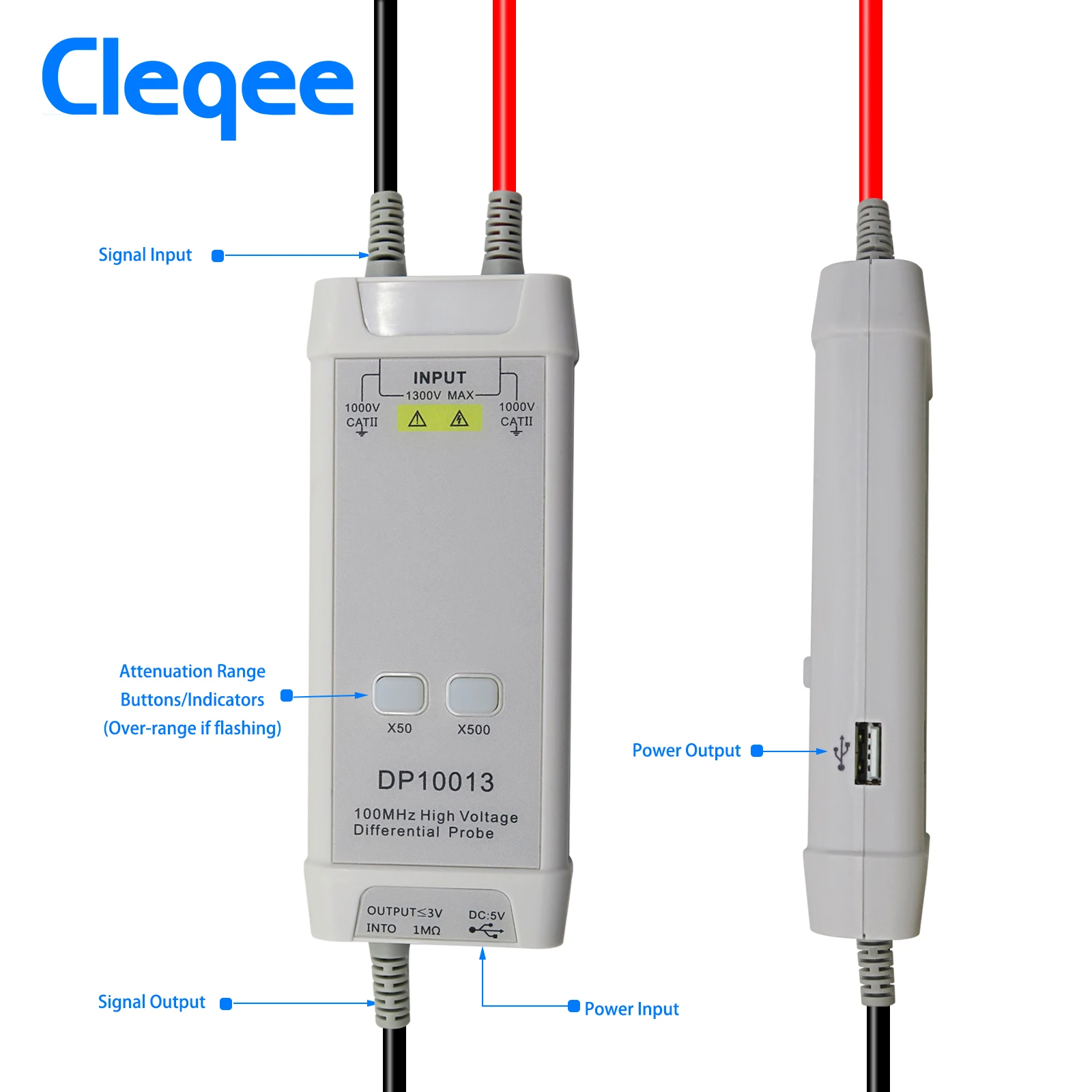 Cleqee 1300 V 100 MHz Hochspan – High Voltage Differential Probe 100Mhz 1300V Bewertung und Preis