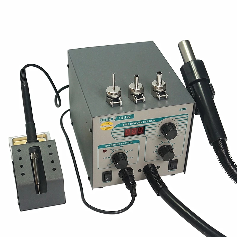 Quick 706w+ 2-in-1 SMD-Lötstat – Smd Rework Station Hot Air Soldering 2 In 1 Bewertung und Preis