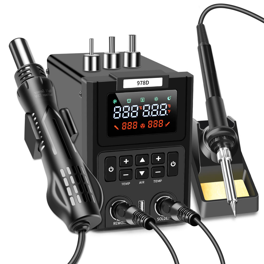 Duale LED-Digitalanzeige Heißl – Smd Rework Station Hot Air Soldering 2 In 1 Bewertung und Preis