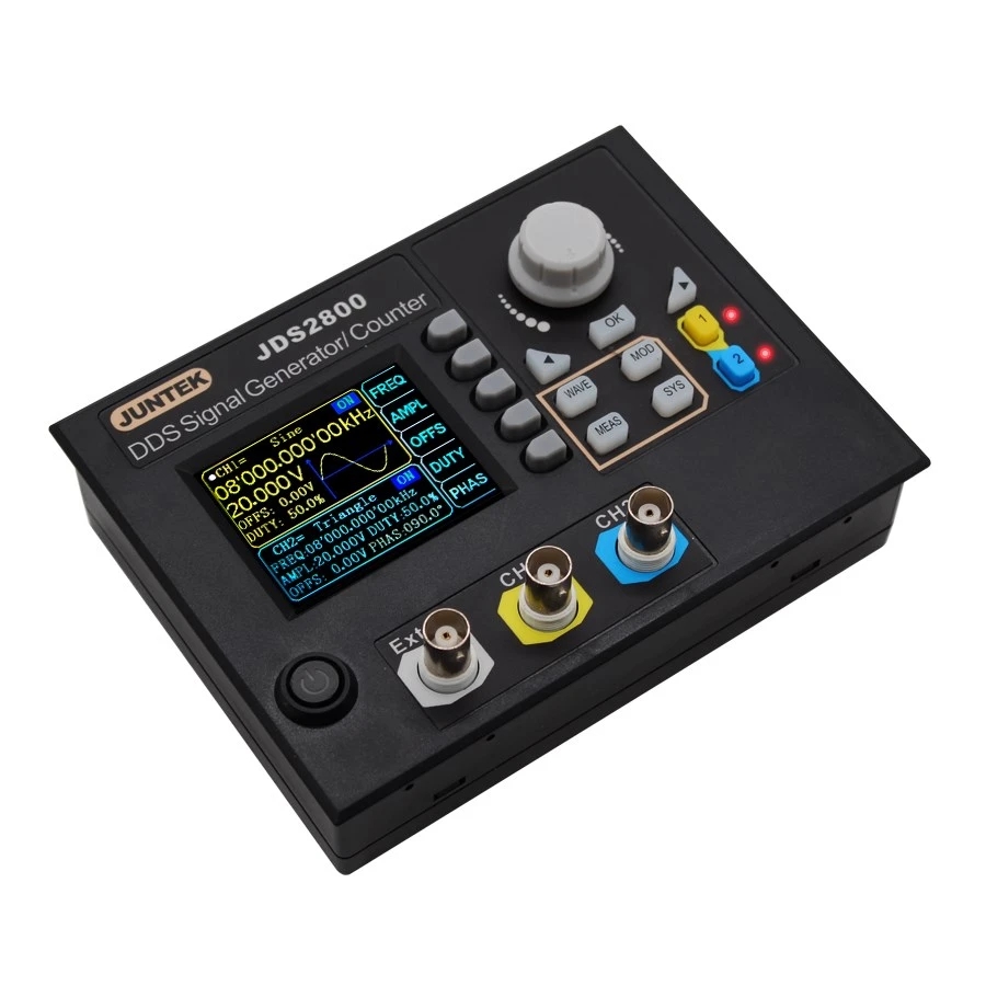 JDS2800-15M 60 MHz DDS-Funktio – Dual Channel Arbitrary Waveform Function Generator 60Mhz Bewertung und Preis