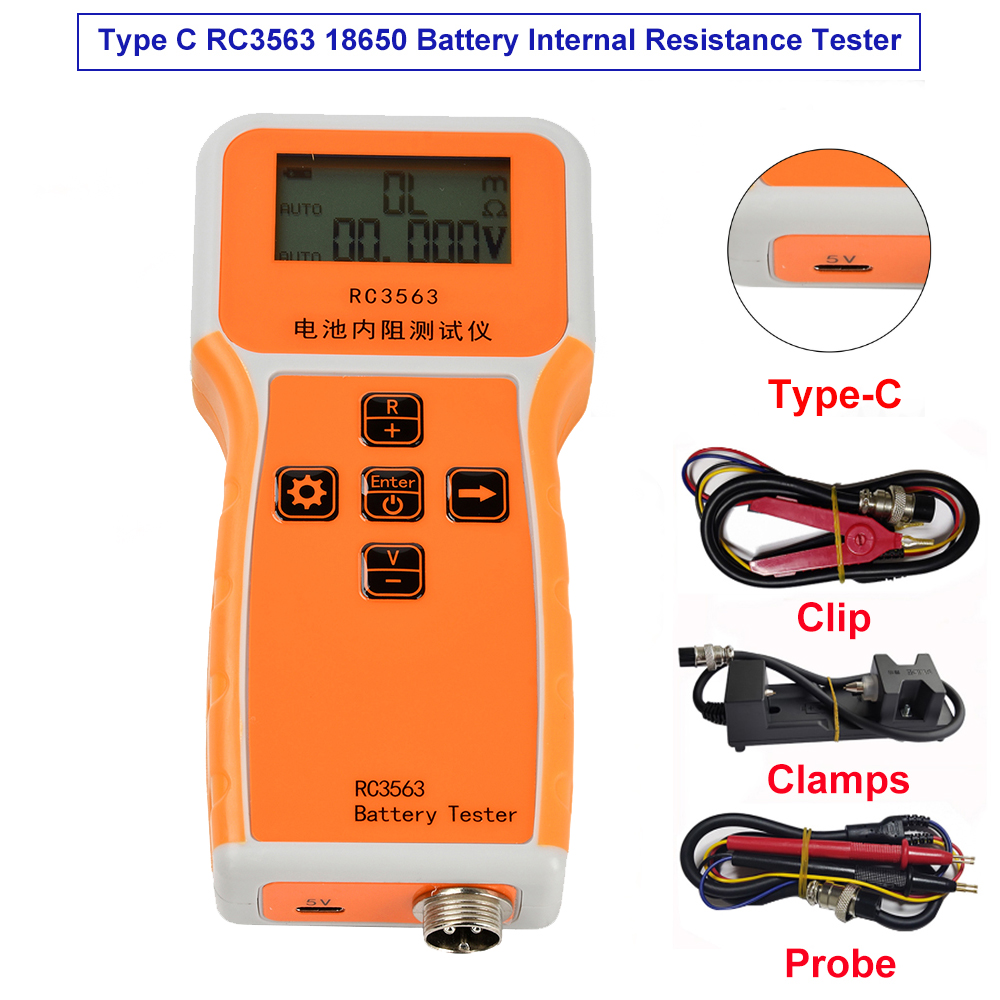 Rc3563 18650 Batteriespannungs – Battery Internal Resistance Tester Four Wire Bewertung und Preis
