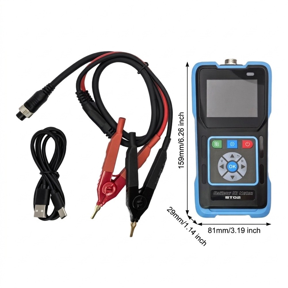 BT02 Vierdraht-Batterie-Innenw – Battery Internal Resistance Tester Four Wire Bewertung und Preis