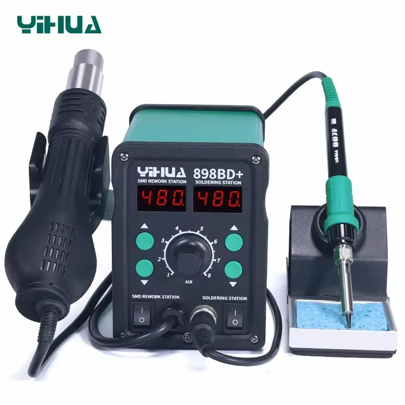 YIHUA 898BD+ 220V 2-in-1 Digit – Smd Rework Station Hot Air Soldering 2 In 1 Bewertung und Preis