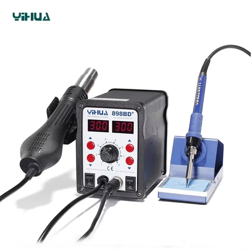 YIHUA 898BD+ 220V 2-in-1 Digit – Smd Rework Station Hot Air Soldering 2 In 1 Bewertung und Preis